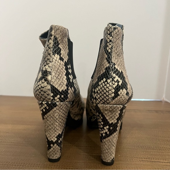 All Saints Sarris Snakeskin Bootie 40 - Picture 4 of 15